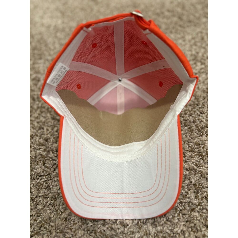 Orange NY Embroidered Baseball Cap Hat - Picture 6 of 7